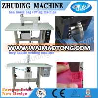 ultrasonic sealing manual non woven bag lace making welding machine